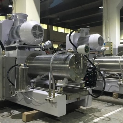 5mm 30L 50L Horizontal Bead Mill SS304 SS316 For Coffee Chocolate Peanut Paste