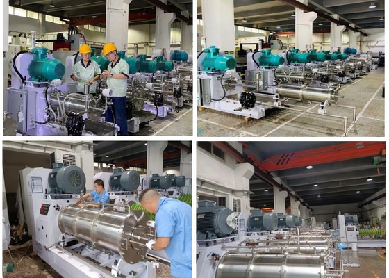 PU Dispersing System With Silicon Chamber Horizontal Disk Sand / Bead Mill